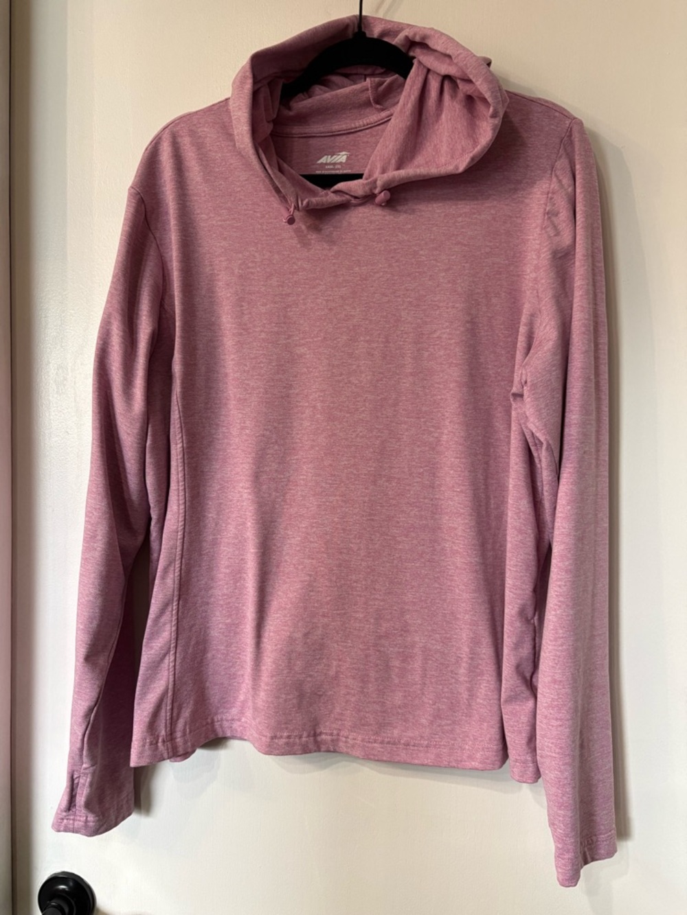Avia Heathered Pink Hooded Pullover